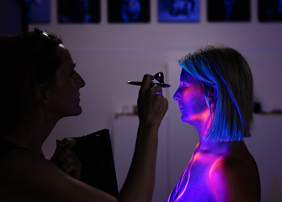 Bodypainting ganzkoerper fotoshooting rostock body painting bilder schwarzlicht fotografie rostock 004