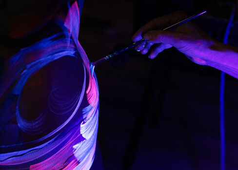 Bodypainting ganzkoerper fotoshooting rostock body painting bilder schwarzlicht fotografie rostock 007