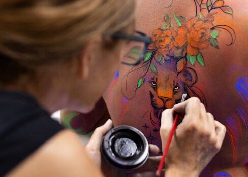 Bodypainting ganzkoerper fotoshooting rostock body painting bilder schwarzlicht fotografie rostock 013