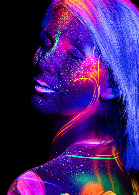 Bodypainting ganzkoerper fotoshooting rostock body painting bilder schwarzlicht fotografie rostock 025