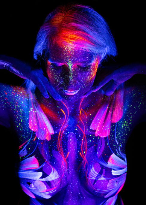 Bodypainting ganzkoerper fotoshooting rostock body painting bilder schwarzlicht fotografie rostock 032