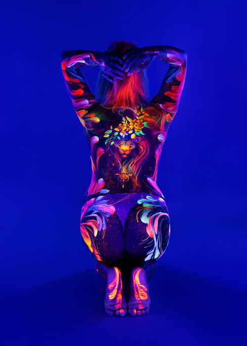 Bodypainting ganzkoerper fotoshooting rostock body painting bilder schwarzlicht fotografie rostock 056